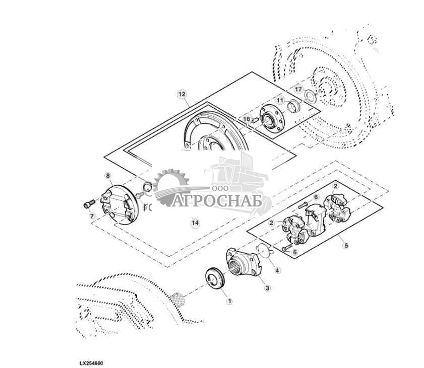 Детали крепления, универсальный ведущий вал, гаситель крутильных колебаний, модуль механизма медленного хода, 4 диапазона, 30 kmh (18,5 mph)  40 kmh (25 mph), PowrQuad™, комплект для самостоятельной установки 